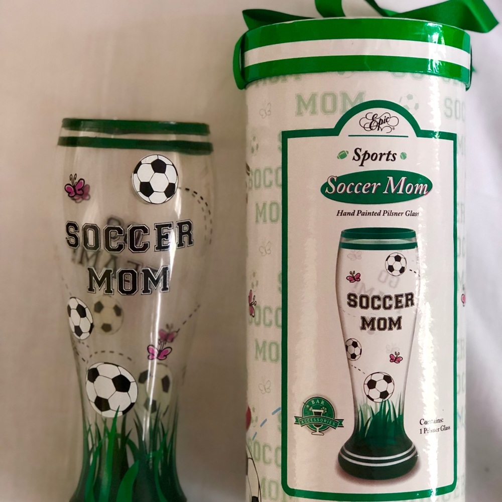 Sports Soccer Mom Pilsner Glass - Epic